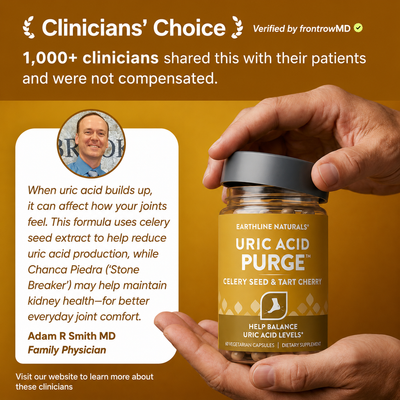 Uric Acid Cleanse –Detox with Celery Seed Extract, Tart Cherry & Chanca Piedra