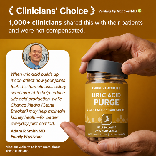 Uric Acid Cleanse –Detox with Celery Seed Extract, Tart Cherry & Chanca Piedra
