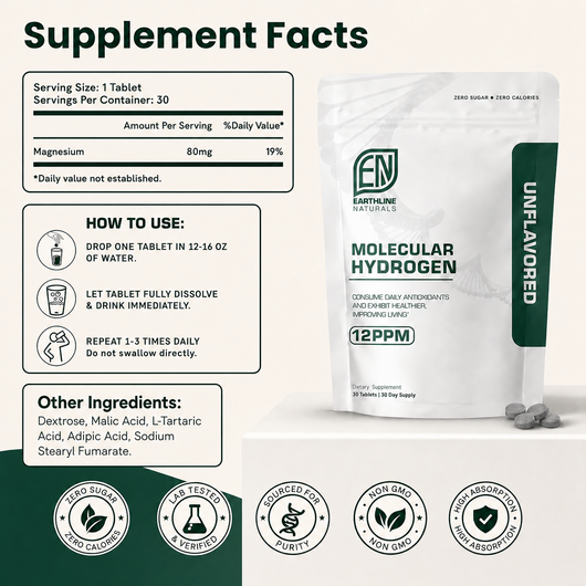 Earthline Molecular Hydrogen Tablets