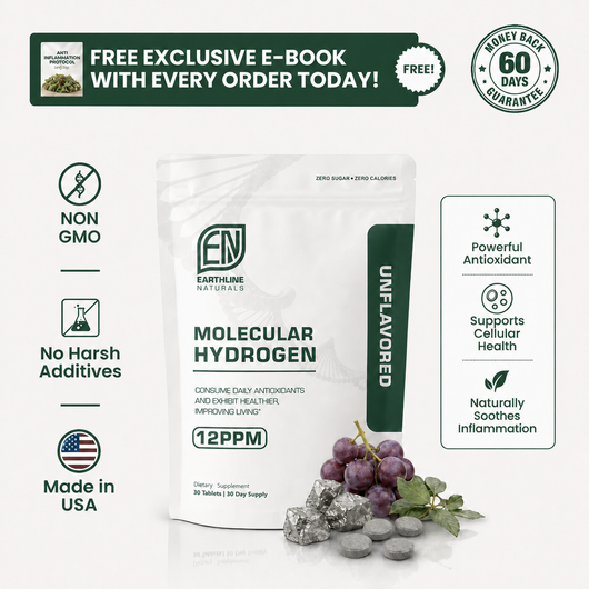 Earthline 12PPM Molecular Hydrogen Tablets - Downsell