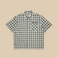 Green Plaid Button Up Shirt