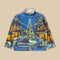 Christmas Scene Sherpa Jacket