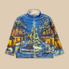 Christmas Scene Sherpa Jacket