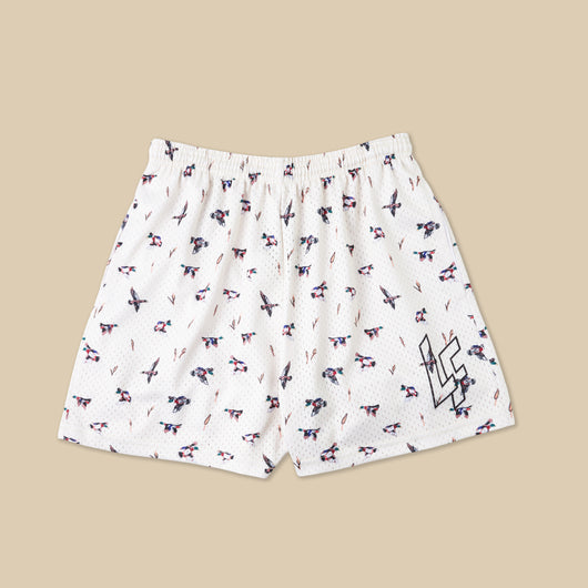 Mallard Duck Print Shorts