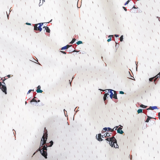 Mallard Duck Print Shorts