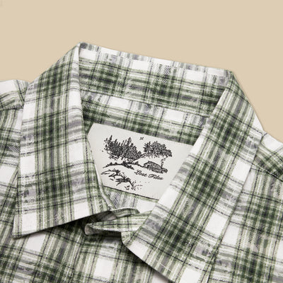 Green Plaid Button Up Shirt