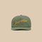 Olive Denim Chain Stitch Hat