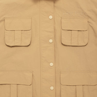 Waterproof Rain Jacket - Beige