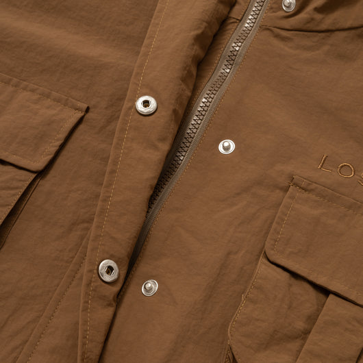 Waterproof Rain Jacket - Brown