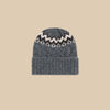 Oversized Fair Isle Wool Beanie