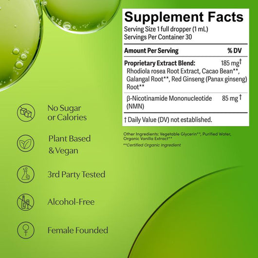 NMN for NAD+ Support Liquid Herbal Drops