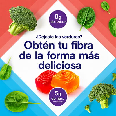 Gomitas de Fibra Sin Azúcar Earthline — 5g de Fibra — 90 Gomitas