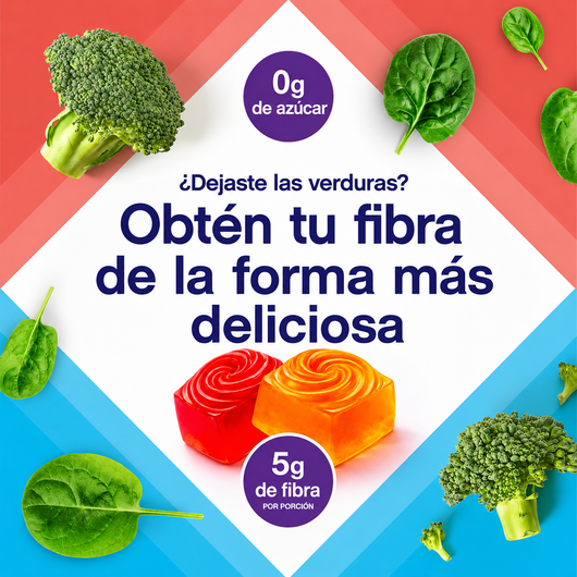 Gomitas de Fibra Sin Azúcar Earthline — 5g de Fibra — 90 Gomitas