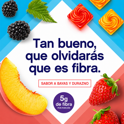 Gomitas de Fibra Sin Azúcar Earthline — 5g de Fibra — 90 Gomitas